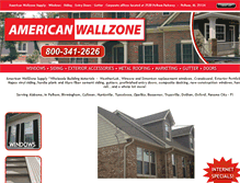 Tablet Screenshot of americanwallzone.net